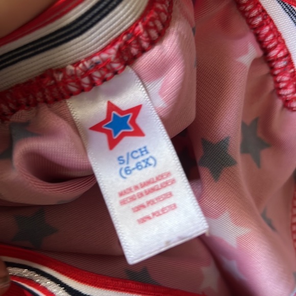 Boutique Red White & Blue Stars with Tulle Skirt 4th of July Holiday Size S or 6 - Picture 5 of 5